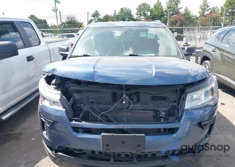 2019 Ford Explorer Xlt z USA, uszkodzony, nr VIN 1FM5K7D88KGA83577